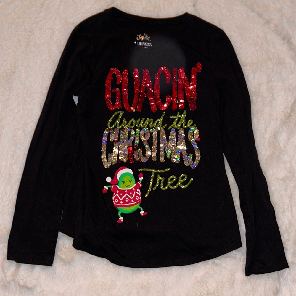 Holiday top for girls .